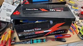 Ampere Time 12V 200ah Lithium Battery Tear Down (100amp BMS version).