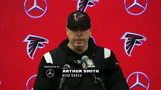 Atlanta Falcons head coach Arthur Smith on Desmond Ridder becoming 'Big-Time Quarterback'