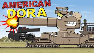 "American Dora vs BATTLER" - Cartoons about tanks