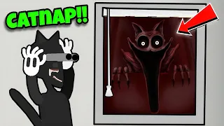 Cartoon Cat Opens The Window To Random Scary Monster Part 4 (Scary Video😱)