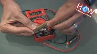 How to Use a Multimeter as Battery Tester