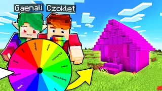 JEDEN KOLOR CHALLENGE! - Minecraft | CZOKO I NALI