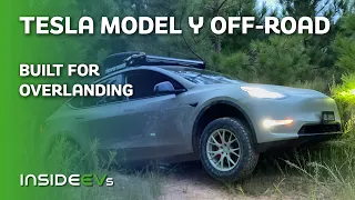 Lifted Tesla Model Y Conquers Mud And Steep Terrain