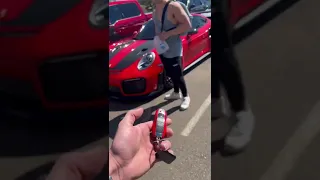 Caught stranger at the gym sitting on my $400,000 Porsche GT2RS.. he wasn’t expecting THIS