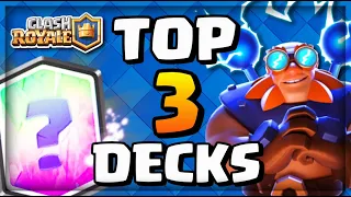 CURRENT TOP 3 DECKS CLASH ROYALE 2021!