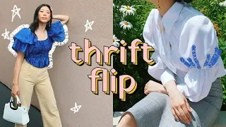 THRIFT FLIP: pretty shoulders! (Value Village sponsored) | WITHWENDY