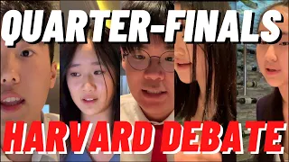 Harvard Debate Tournament: Making Quarterfinals!