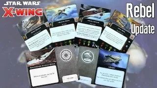 X-wing Second Edition Update - REBEL content from FFG's Conversion kit unboxing