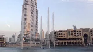 Burj Khalifa Fountain Show Dubai 23.3.2015