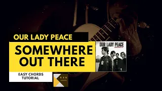 SOMEWHERE OUT THERE - OUR LADY PEACE  | Super Easy Chords Tutorial  🤟🎸😎