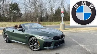 2024 BMW M8 Competition Convertible: POV Start Up, Test Drive, Walkaround and Review