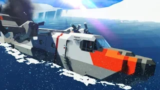 PLANE RUNS OUT OF FUEL AND CRASHES IN THE ARCTIC?! (Stormworks Gameplay Roleplay) Plane Survival!