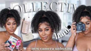 COLLECTIVE HAUL 2022: ULTA, BEST BUY, CVS + CAMERA UNBOXING ( CANON M50 MARK II ) | ZEL LEWIS