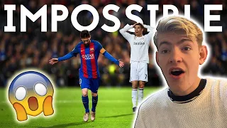 Ronaldo Fan REACTS To 10 IMPOSSIBLE GOALS SCORED BY MESSI THAT CR7 WILL NEVER SCORE