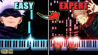 Jujutsu Kaisen OP | EASY to EXPERT