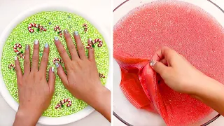 Oddly Satisfying Crunchy Slime ASMR - Relaxation After Work And Before Sleep 2024