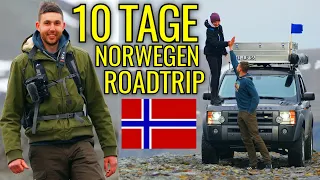 Total verrückter Roadtrip durch Nord Norwegen Anfang Juni