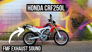 HONDA CRF250L FMF Exhaust | Pure Sound | ASMR Motorcycle Ride