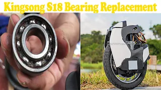 Kingsong S18 Repair - Replace EUC Bearing / Grinding Noise