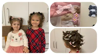Зачіска для донечки|| магазинчик з бантиками
