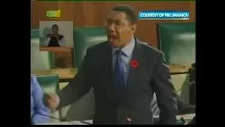 Peter Bunting and Andrew Holness square off in JA Parliament | CEEN News| Nov 3, 2015