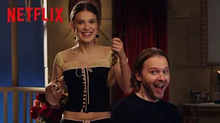 Millie Bobby Brown Plays With Swords | Damsel | Netflix