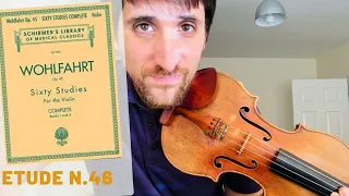 Wohlfahrt Etude 46 tutorial