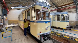 Straßenbahnmuseum Videoschnipsel #11 Wagen 813