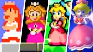 Evolution of Princess Peach in 2D Games (1985 - 2019)