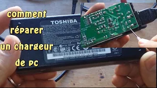 comment réparer un chargeur de pc portable إصلاح شاحن الحاسوب