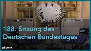 188. Sitzung des Deutschen Bundestages