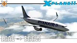 *REAL FLIGHT* FR4576 Athens to London Luton - ZIBO 737-800 Ryanair｜Drawyah