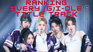 Ranking Every (G)I-dle Title Track