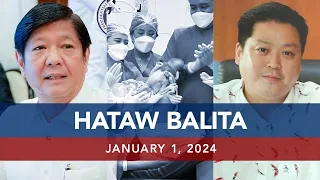 UNTV: HATAW BALITA | January 1, 2024