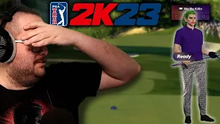 Playing a Dirty, Stinky, 3-Clicking CHEATER in PGA Tour 2K23