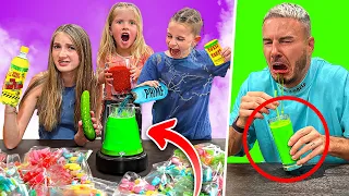 MAKING SWEET SMOOTHIES WITH $200 OF CANDY! *GONE WRONG* 🤮🇺🇸