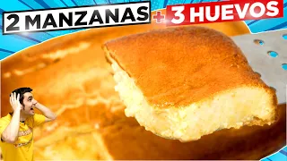 POSTRE MAS RICO Y FÁCIL en minutos 😍🍏😍 Con 2 MANZANAS y 3 HUEVOS (5 INGREDIENTES) Receta # 767