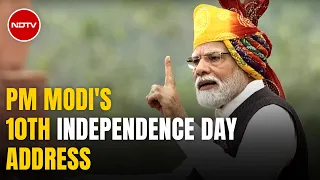 PM Modi Delivers His 10th Independence Day Speech From Red Fort: "No Ifs And Buts"