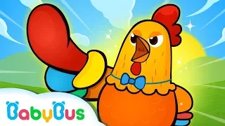 ❤ Farm Animals 1# Rooster | Animals Sounds & Songs | Baby Panda Children Educational Songs | BabyBus