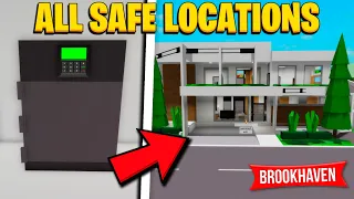 EVERY SAFE LOCATION IN BROOKHAVEN RP *new update in brookhaven*