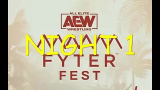 AEW FYTERFEST 2020 REVIEW