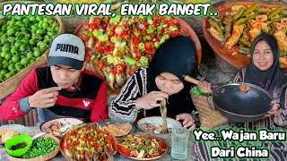 Waw..Seenak Ini, Terong VIRAL di Tiktok, Kacang Tahu Bumbu Teri Ebi, Unboxing Wajan Cooker King