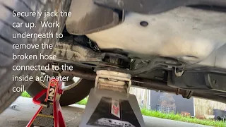 Replace quick connector coolant hose on GMC Acadia, Traverse, Enclave and other GM Cars