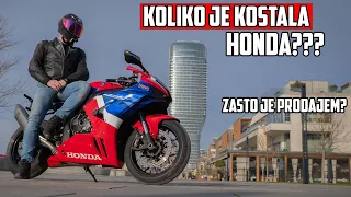 Koliko me je kostala Honda CBR 1000RR-R i zasto je prodajem sada ??? Motovlog sa 800NK !!!