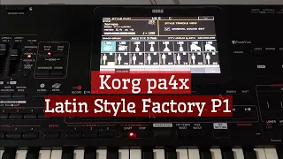 Korg pa4x - Latin Styles - Live Record | Part 1