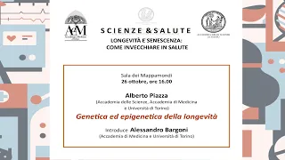 Alberto Piazza, Genetica ed epigenetica della longevità