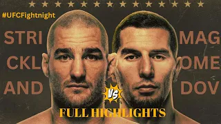 SEAN STRICKLAND vs ABUS MAGOMEDOV | FULL HIGHLIGHTS