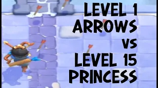 Level 1 Arrows VS Level 15 Princess