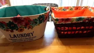 PIONEER WOMAN NEW LAUNDRY BASKETS!
