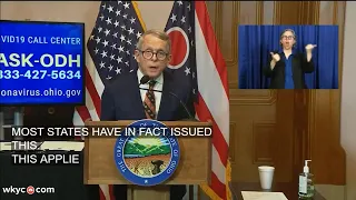 WATCH | Governor Mike DeWine updates the coronavirus pandemic